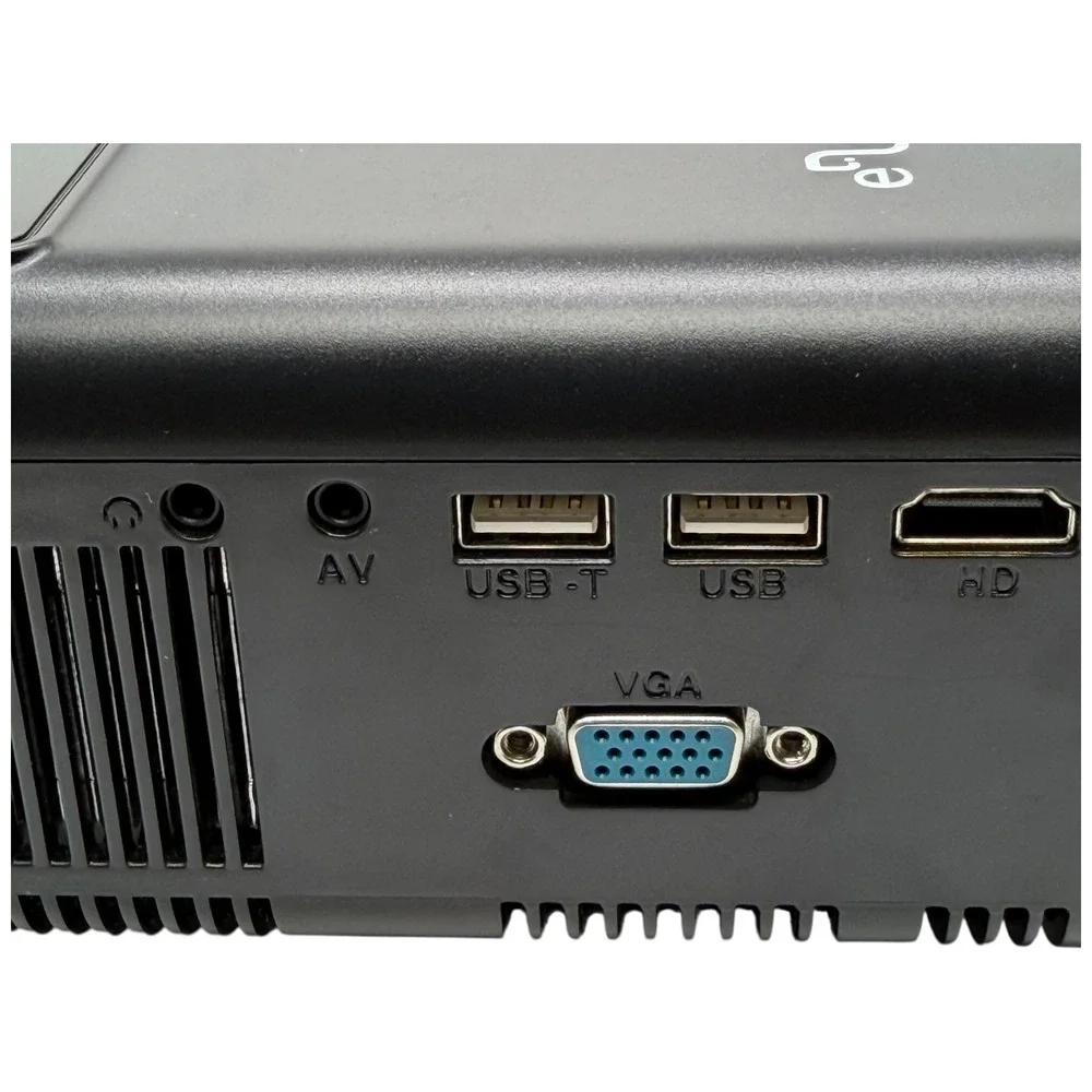 eLephas W13 LED Projector‎ Keystone Focus USB HDMI VGA AV Ports Black